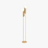 Floor Lamp with Nordic Glass Globe Design for Living Room